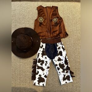 Cowboy costume three-piece